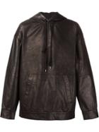 Y / Project Horse Leather Hoodie