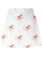 Au Jour Le Jour Egg Print Mini Skirt