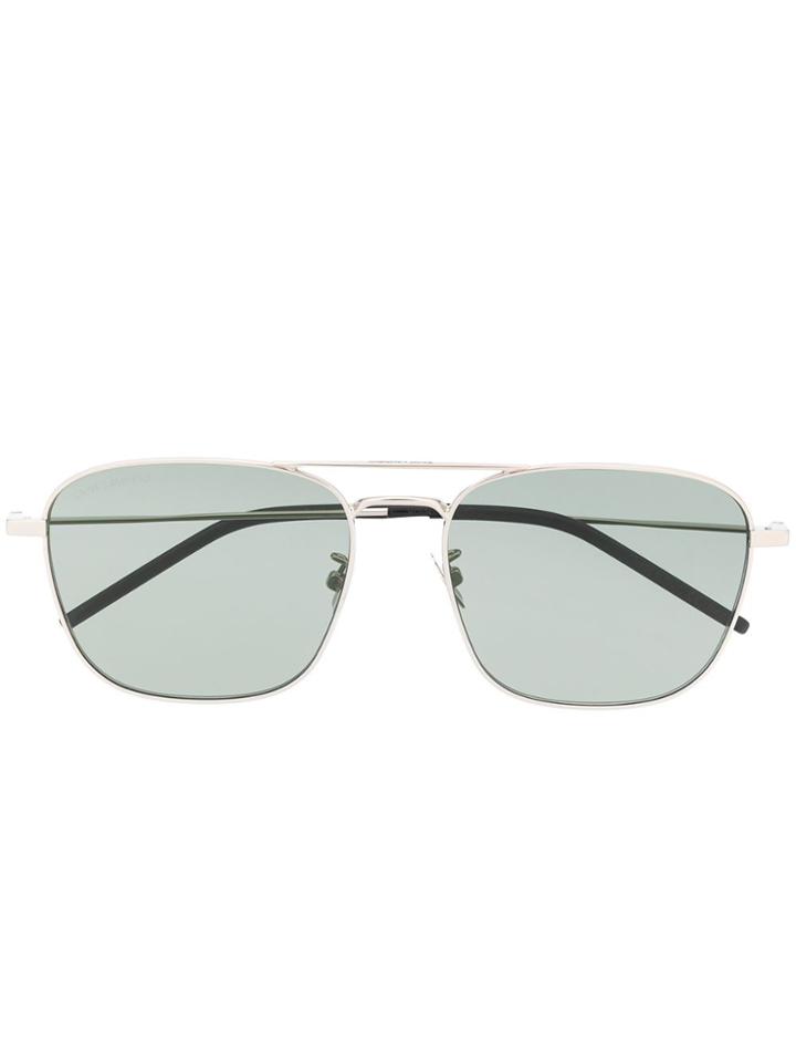 Saint Laurent Eyewear Square-shaped Sunglasses - Silver