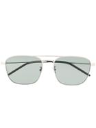 Saint Laurent Eyewear Square-shaped Sunglasses - Silver