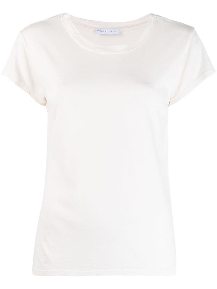 Fine Edge Crew Neck T-shirt - White