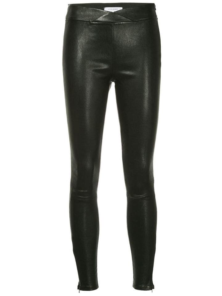 Frame Wet-look Leggings - Black