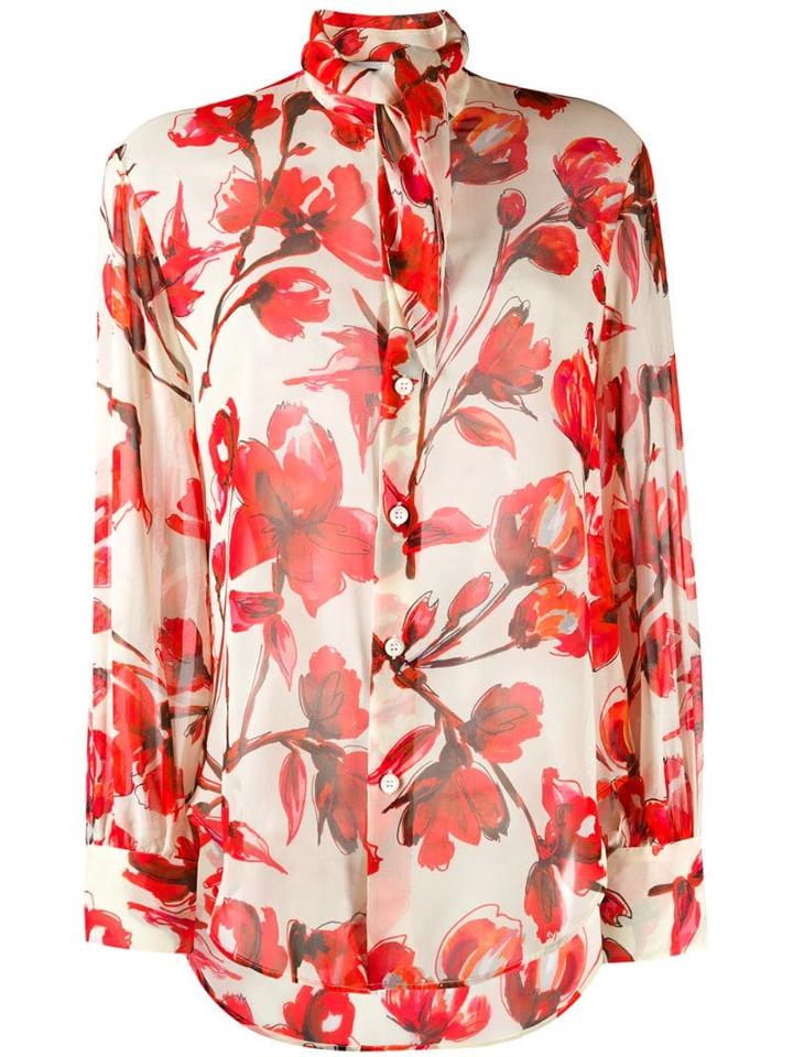 Vivienne Westwood Flower Print Shirt - Neutrals