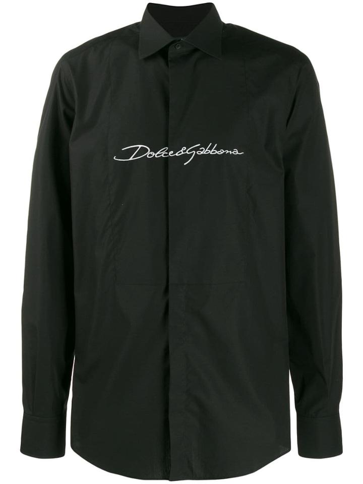 Dolce & Gabbana Logo Shirt - Black