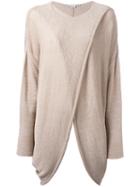 Stella Mccartney Wrap Front Top, Women's, Size: 40, Nude/neutrals, Viscose/polyamide