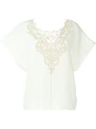 Forte Forte Embroidered Appliqué Blouse