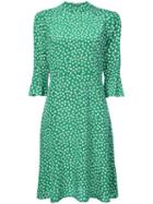 Hvn Printed Day Dress - Green