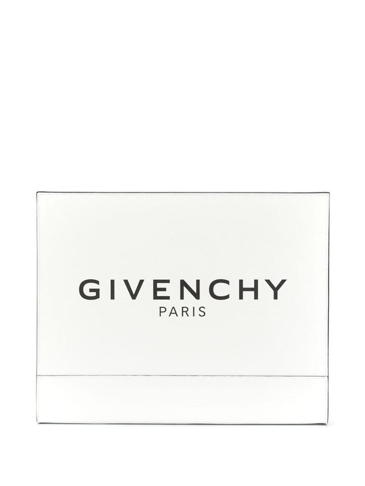 Givenchy Luminescent Clutch - White