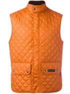 Belstaff Quilted Gilet, Men's, Size: 50, Yellow/orange, Polyester/acetate/cupro