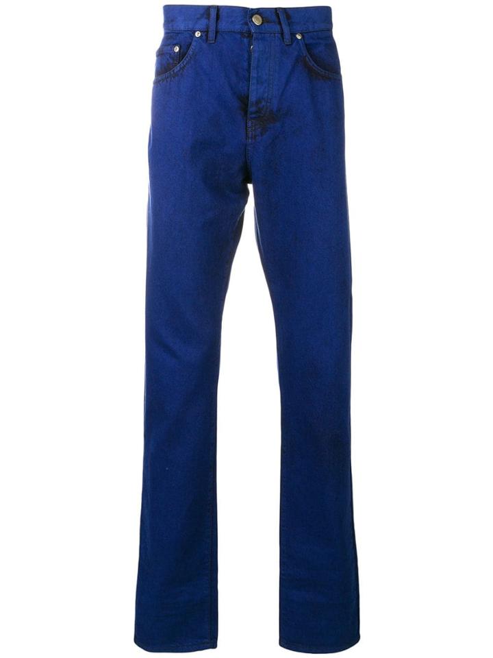 Bottega Veneta Overwashed Denim Jeans - Blue