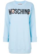Moschino Betty Boop Sweatshirt Dress - Blue