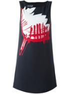 Boutique Moschino Abstract Print Sleeveless Dress