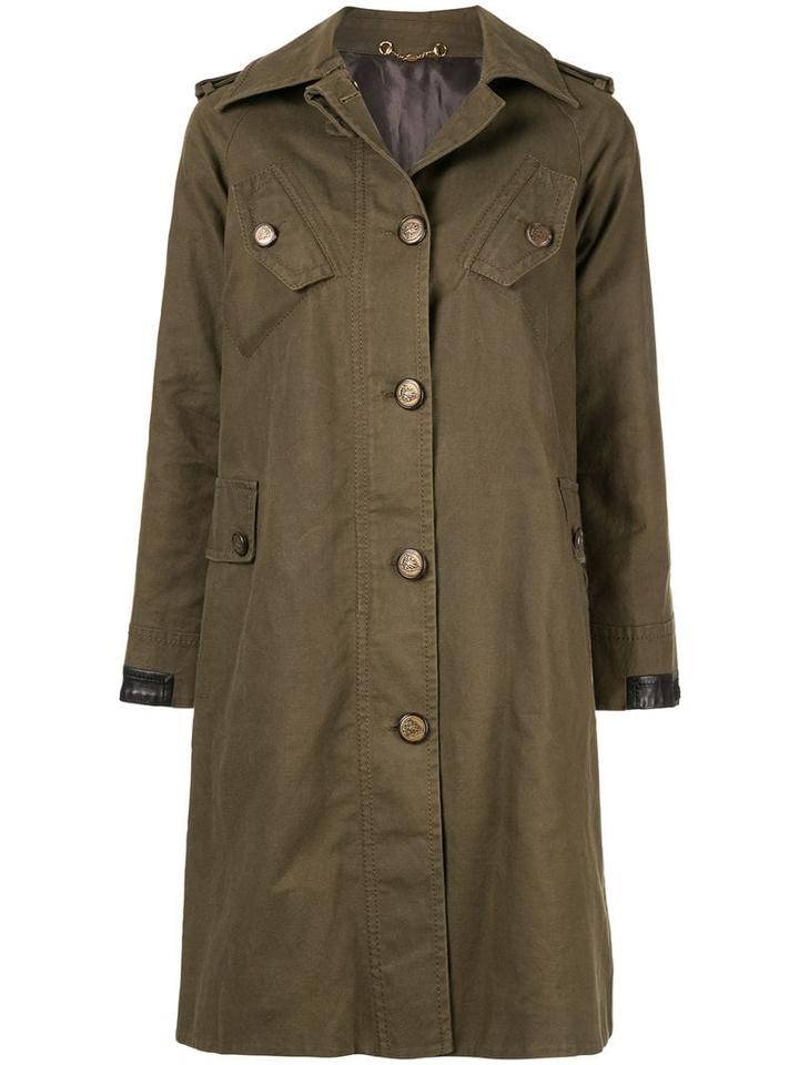 Gucci Pre-owned Long Sleeve Coat - Green