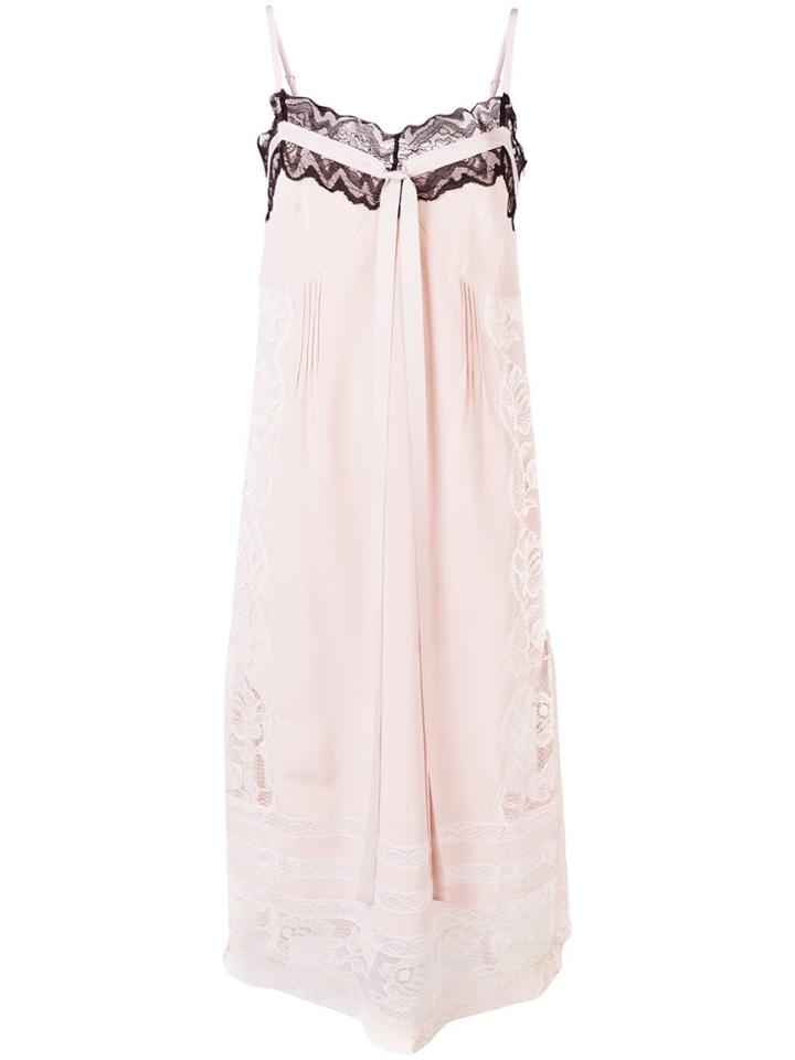 Coach Long Slip Dress - Pink