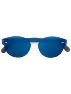 Retrosuperfuture Round Framed Sunglasses - Blue