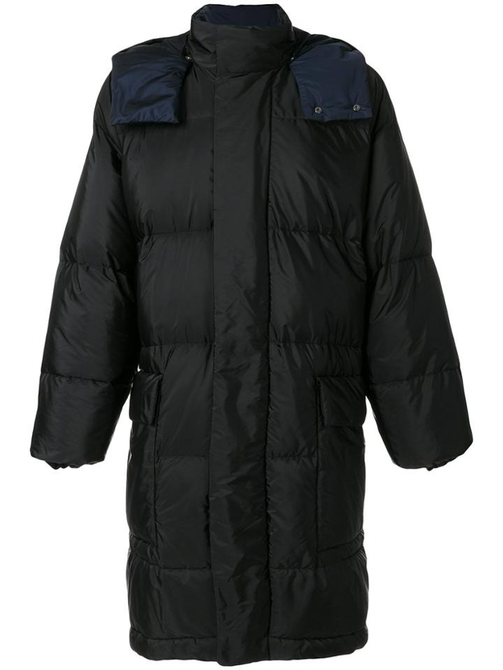 Stella Mccartney Oversized Padded Coat - Black