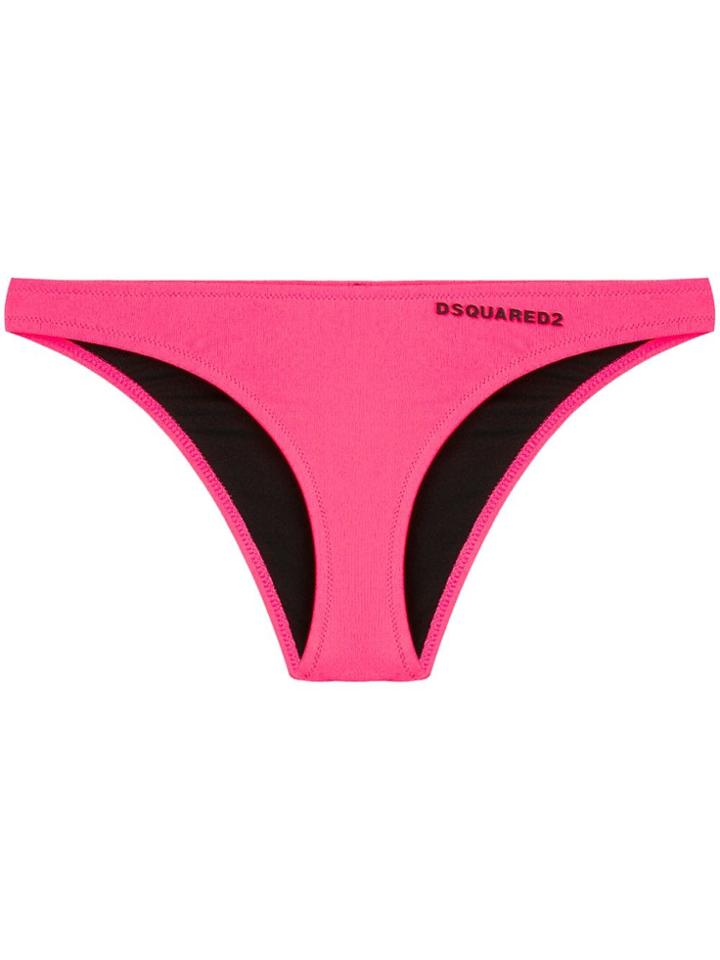 Dsquared2 Branded Bikini Bottoms - Pink