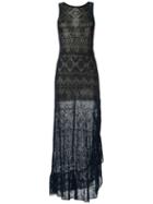 Lace Dress - Women - Viscose - G, Black, Viscose, Cecilia Prado