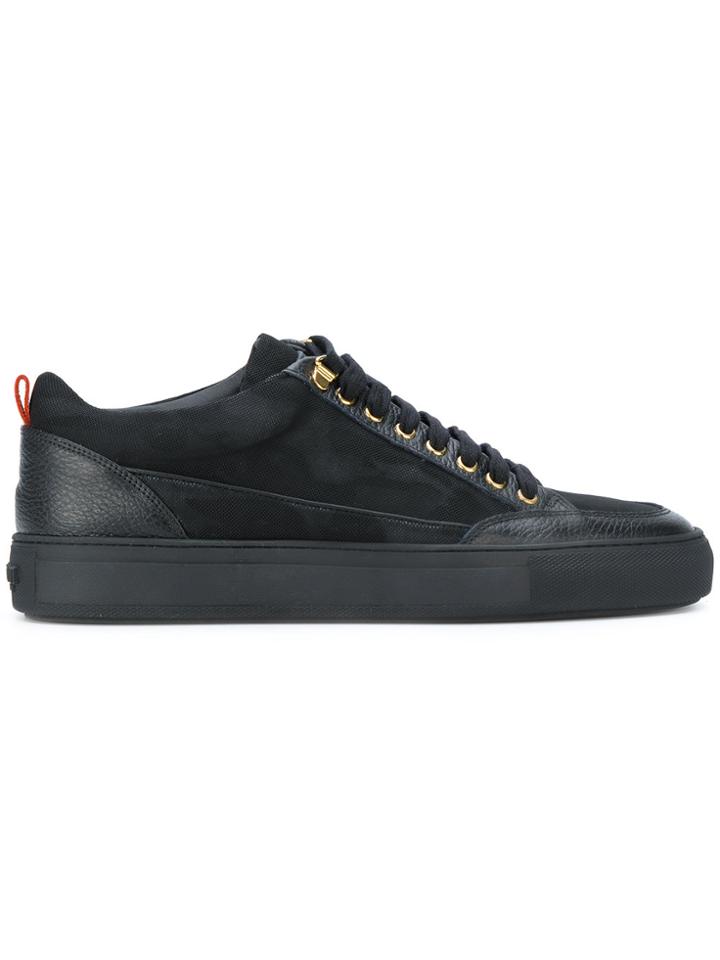 Mason Garments Lace Up Sneakers - Black