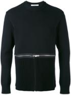 Givenchy Zip Detail Sweatshirt - Black