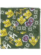 Temperley London Flux Print Scarf - Green