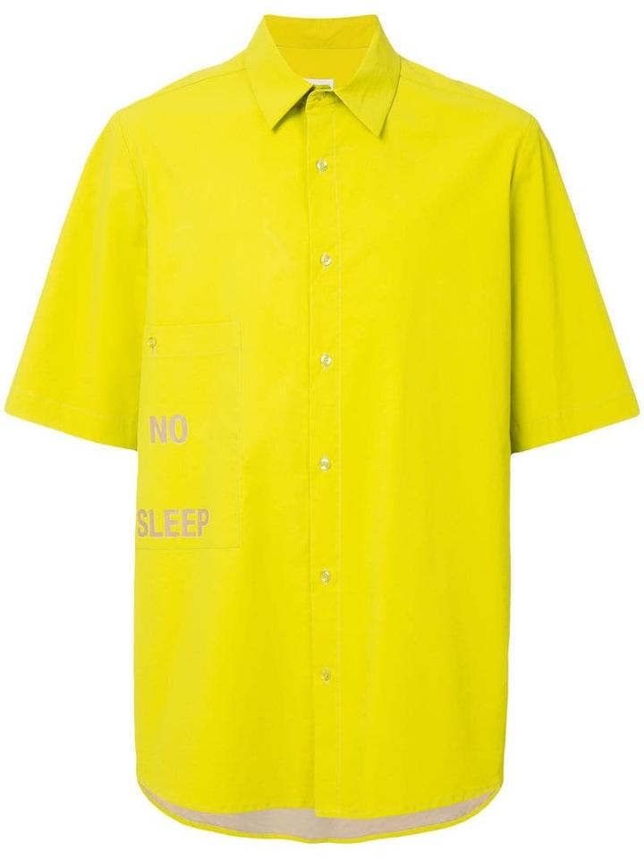 Ex Infinitas No Sleep Short Sleeve Shirt - Yellow