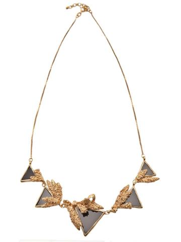Yukié Deuxpoints 'coral' Triangle Necklace