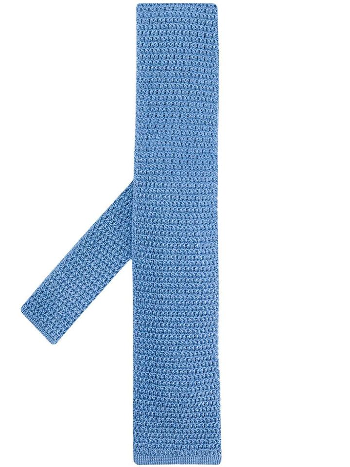 Tom Ford Knit Tie - Blue