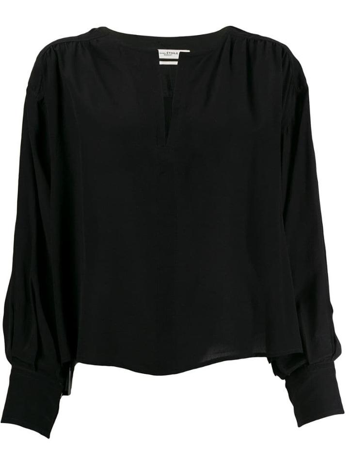 Isabel Marant Étoile Long-sleeve Fitted Blouse - Black