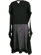 Maison Margiela Contrast Panel Dress - Black