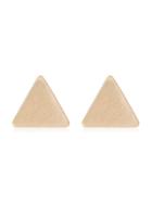 Melissa Joy Manning Triangle Stud Earrings - Metallic