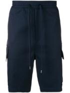 Neil Barrett Drop-crotch Shorts - Blue