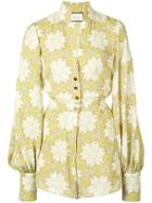 Alexis Lashawn Mosaic-print Romper - Green