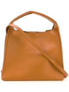 Maison Margiela Small Structured Tote, Brown, Leather