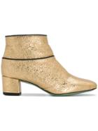 Paola D'arcano Metallic Ankle Boots