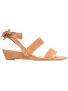 Alexandre Birman Wedge Sandals - Nude & Neutrals