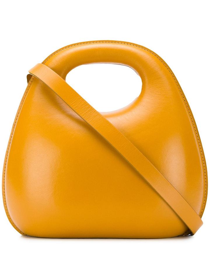 Lemaire Rounded Edges Tote - Yellow & Orange
