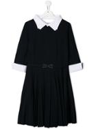 Lapin House Teen Pleated Dress - Blue
