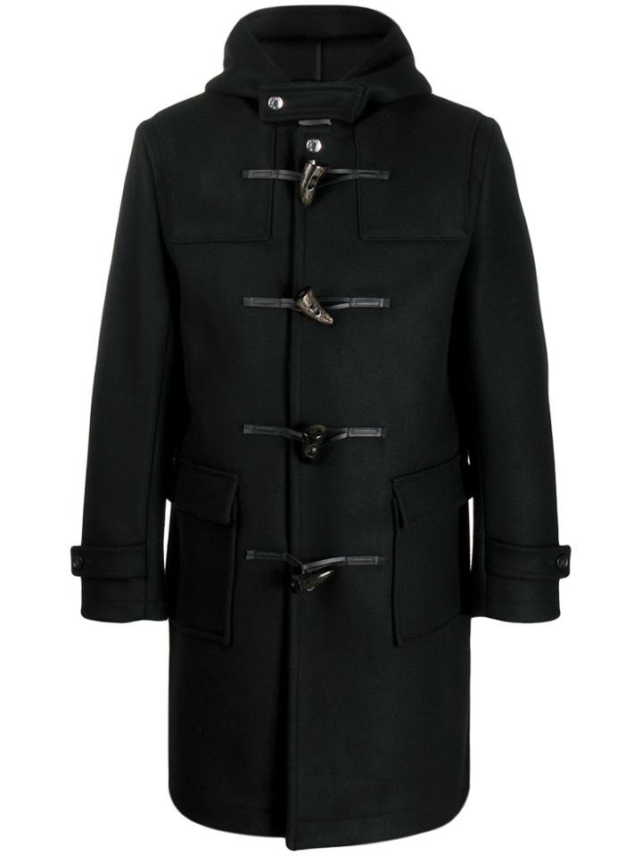 Mackintosh Mid-length Duffle Coat - Black