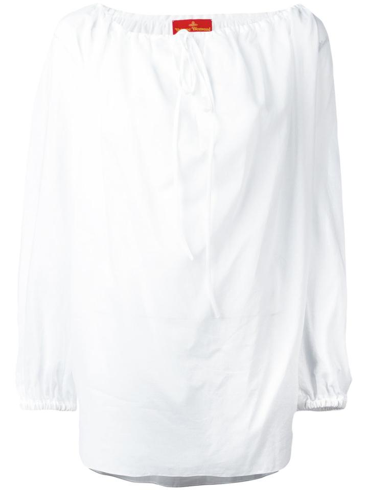 Vivienne Westwood - Peasant Blouse - Women - Cotton - 40, White, Cotton