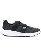 Prada Strap Detail Sneakers - Black
