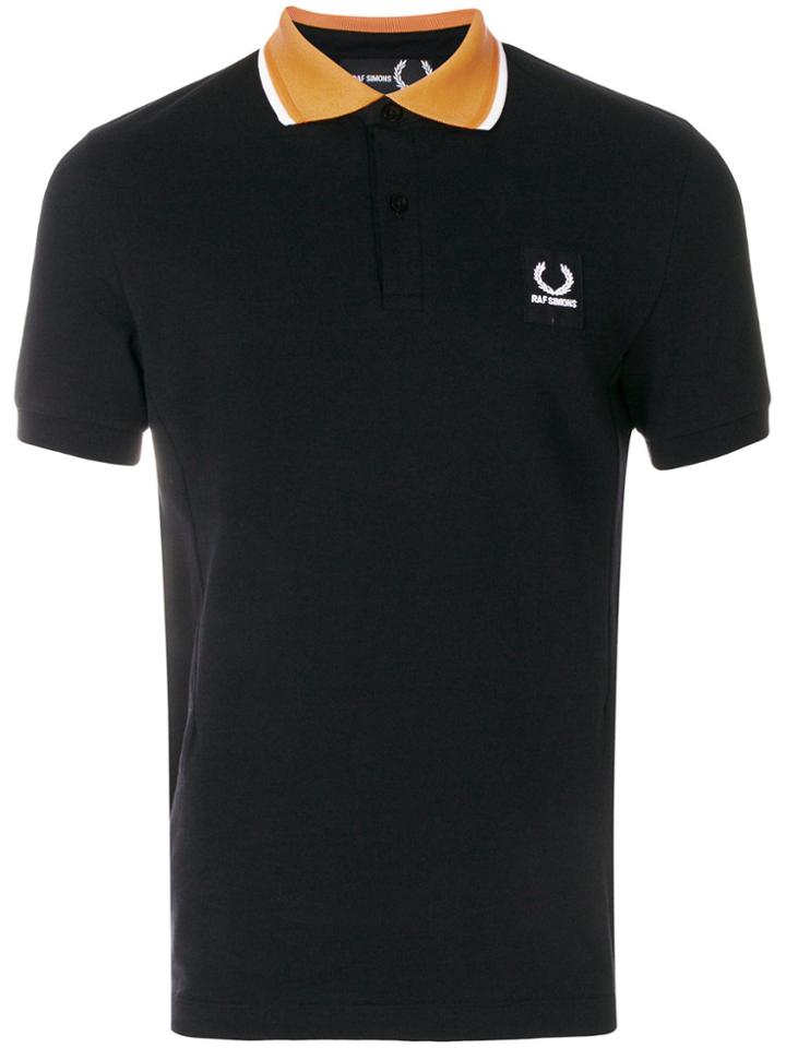 Raf Simons X Fred Perry Short Sleeve Polo Shirt - Black