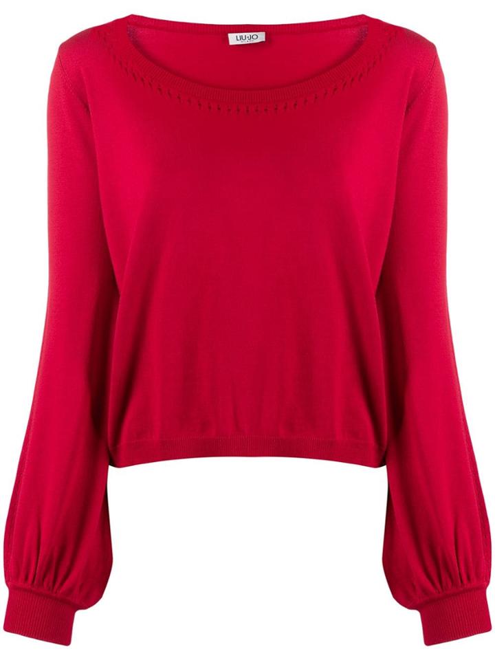 Liu Jo Loose Fit Jumper - Red