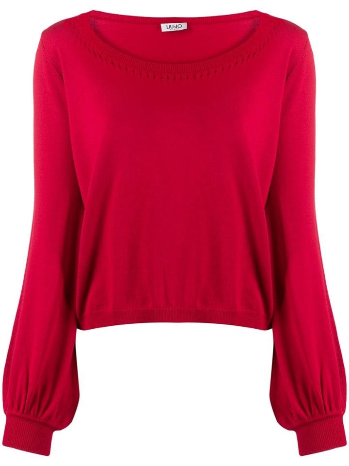 Liu Jo Loose Fit Jumper - Red