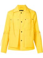 Craig Green Padded Ribbon Detail Jacket, Men's, Size: Large, Yellow/orange, Nylon