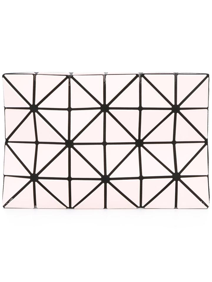 Bao Bao Issey Miyake Triangles Clutch Bag, Women's, Pink/purple, Pvc/polyester/nylon