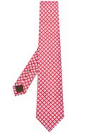 Church's Floral Motif Tie - Red