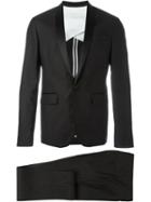 Dsquared2 Satin Lapel Two-piece Suit, Men's, Size: 48, Black, Silk/cotton/polyester/wool