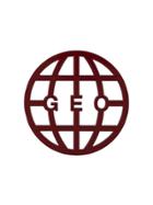 Geo Geo Globe Brooch - Red