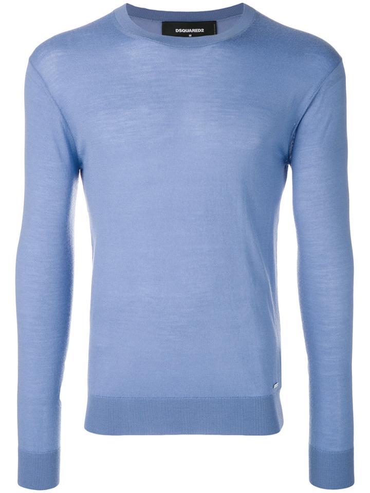 Dsquared2 Classic Cashmere Jumper - Blue